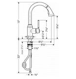 HG Talis C Higharc Single Hole Kitchen Faucet W/Pull Down 2 Spray