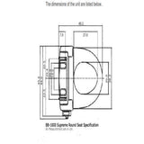 BioBidet Supreme BB-1000 Elongated White Bidet Toilet Seat Adjustable Warm Water, Self Cleaning, Wireless Remote Control, Posterior and Feminine Wash, Electric Bidet, Easy DIY Installation 3 in 1 Nozzle, Power Save Mode is Eco Friendly