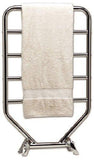 Warmrails RTS Traditional Wall Mounted or Floor Standing Towel Warmer, Nickel Finish