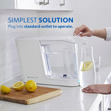 Aquasana Clean Water Machine, Powered Water Filter Dispenser, Filters 320 gallons, White