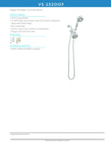 Speakman VS-232007 Napa Anystream 2-Way Shower Combination, 2.5 GPM, Polished Chrome
