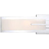 Midtown Modern Wall Light Chrome 23 1/2