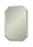 Jensen 1454 Mirage Octagonal Frameless Medicine Cabinet with Beveled Mirror