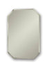 Jensen 1454 Mirage Octagonal Frameless Medicine Cabinet with Beveled Mirror