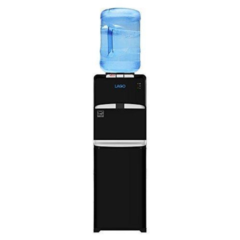 Lago Top Load Hot, Cold & Room Mini Black Water Cooler Dispenser