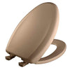 Bemis 1200SLOWT 148 Slow Sta-Tite Elongated Closed Front Toilet Seat, Mexican Sand