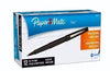 Papermate Point Guard Flair Porous Point Stick Pens, Black Ink, Medium Point, 144-pack