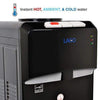 Lago Top Load Hot, Cold & Room Mini Black Water Cooler Dispenser