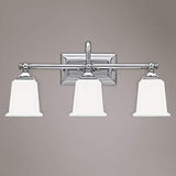 Quoizel NL8603C Nicholas 3-Light Bath Light, Polished Chrome