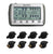 EEZTire-TPMS Real Time/24x7 Tire Pressure Monitoring System (TPMS8FT) - 8 Flow-Through Sensors, incl. 3-Year Warranty