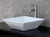 Bathroom Ceramic Porcelain Vessel Vanity Sink 7034/N3 combo+ free brushed nickel faucet, Pop Up Drain with no overflow