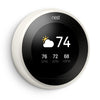 Nest T3017US Learning Thermostat, Easy Temperature Control for Every Room in Your House, White (Third Generation), Works with Alexa Small