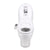 Lotus Hygiene Systems ATS-500 Advanced Smart Toilet Seat Bidet, Heated Seat and Temperature Controlled Wash, Warm Air Dryer, White with 2 Years Warranty