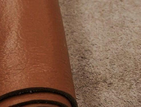 REED LEATHER HIDES - COW SKINS VARIOUS COLORS & SIZES (100 Square Foot, BROWN)