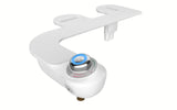 Bio Bidet SlimGlow Simple Bidet Toilet Attachment in White with Dual Nozzle, Fresh Water Spray, Non Electric, Easy to Install, Brass Inlet and Internal Valve