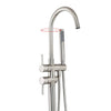 JiaYouJia Freestanding Bathtub Faucet Tub Filler Brushed Nickel