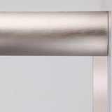 SUNNY SHOWER B020-6072CB Frameless Glass Sliding Shower Door Clear Glass Brushed Nickel Finish 2 Way Sliding, 60