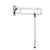 Medical Safety Toilet Grab Bar Handicap Bathroom Seat Support Foldable Skid Resistance Toilet Bathroom Bar Bathroom Hand Grips for Disability Aid and Elderly Assistance (White 75CM)