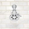 Speakman S-2254 Retro Anystream High Pressure Adjustable 2.5 GPM Solid Brass Shower Head, Polished Chrome