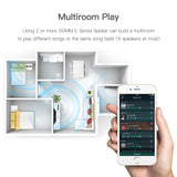 Portable Speaker GGMM Wifi Speaker Multiroom Speaker, Alexa Built-in Bluetooth Speaker with Treble and Bass Controls,20W Driver Wireless Speaker Supports Connection to Spotify Airplay DLNA iHeartRadio