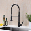 GICASA Semi-Pro Kitchen Faucet, Durable and Sturdy Pull Out Kitchen Faucet with Sprayer, Oil Rubbed Bronze Sink Faucet