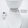 Bidet Attachment With Dual Nozzles and Self Cleaning