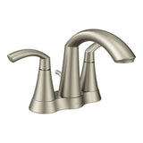 Moen 6172BN Glyde Two-Handle High Arc Bathroom Faucet, Brushed Nickel