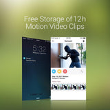 Zmodo Wireless Security Camera System (2 Pack) , Smart Home HD Indoor Outdoor WiFi IP Cameras with Night Vision, 1-month Free Cloud Recording