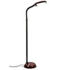 Brightech Litespan LED Bright Reading and Craft Floor Lamp - Modern Standing Pole Light & Gooseneck - Dimmable, Adjustable Task Lighting Great in Sewing Rooms, Bedrooms - Havana Brown