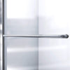 DreamLine Infinity-Z 44-48 in. W x 72 in. H Semi-Frameless Sliding Shower Door, Clear Glass in Oil Rubbed Bronze, SHDR-0948720-06