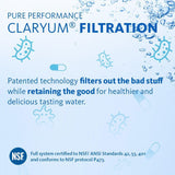 Aquasana Clean Water Machine, Powered Water Filter Dispenser, Filters 320 gallons, White