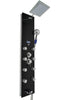 Blue Ocean 52” Aluminum SP787392B Shower Panel Tower with Rainfall Shower Head, 8 Multi-functional Nozzles