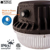 LED Area Light 40 Watts Dusk to Dawn Photocell Included, 5000K Daylight, 4600LM, Perfect Yard Light or Barn Light, ETL Listed, 300W Incandescent or 100W HID light Equivalent, 5-Year Warranty