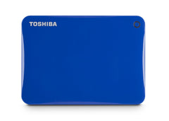 Toshiba Canvio Connect II 1TB Portable Hard Drive, Blue (HDTC810XL3A1)