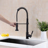 GICASA Semi-Pro Kitchen Faucet, Durable and Sturdy Pull Out Kitchen Faucet with Sprayer, Oil Rubbed Bronze Sink Faucet