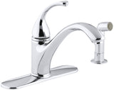 KOHLER 10412-CP Forté(R) 4-Hole Sink 9-1/16