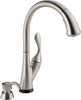 Delta 19922T-SSSD-DST Ashton Single Handle Pull-Down Kitchen Faucet Featuring Touch2O Technology, Stainless