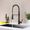 GICASA Semi-Pro Kitchen Faucet, Durable and Sturdy Pull Out Kitchen Faucet with Sprayer, Oil Rubbed Bronze Sink Faucet