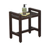 DecoTeak Contemporary Teak Shower Stool 20