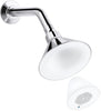 KOHLER K-9245-CP 2.5 GPM Moxie Showerhead and Wireless Speaker, Polished Chrome