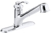 KOHLER 12177-CP Fairfax(R) Single Three-Hole Sink 9