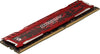 Ballistix Sport LT 64GB Kit (16GBx4) DDR4 2666 MT/s (PC4-21300) CL16 DR x8 DIMM 288-Pin - BLS4K16G4D26BFSE (Red)