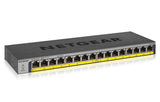 NETGEAR 16-Port PoE/PoE+ Gigabit Ethernet Unmanaged Switch with 76W PoE Budget (GS116LP)