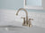 Delta 25984LF-BN Porter Two Handle Centerset Bathroom, Brushed Nickel