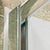 DreamLine Infinity-Z 56-60 in. W x 72 in. H Semi-Frameless Sliding Shower Door, Clear Glass in Brushed Nickel, SHDR-0960720-04