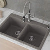 Kraus Forteza Granite Kithen Sink, 33 Inch, KGD-52GREY