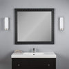 Elina Bathroom Vanity Light – Brushed Nickel w/ Frosted Shade - Linea di Liara LL-WL301-BN