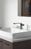 KOHLER K-2660-1-0 Vox Rectangle Vessel Bathroom Sink, White