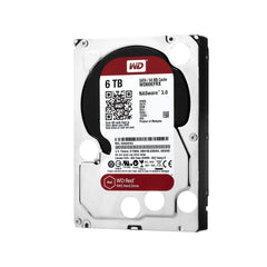 WD Red 6TB NAS Hard Drive - 5400 RPM Class, SATA 6 Gb/s, 64 MB Cache, 3.5