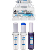 NU Aqua Platinum Series 6 Stage Alkaline 100GPD RO System with Booster Pump